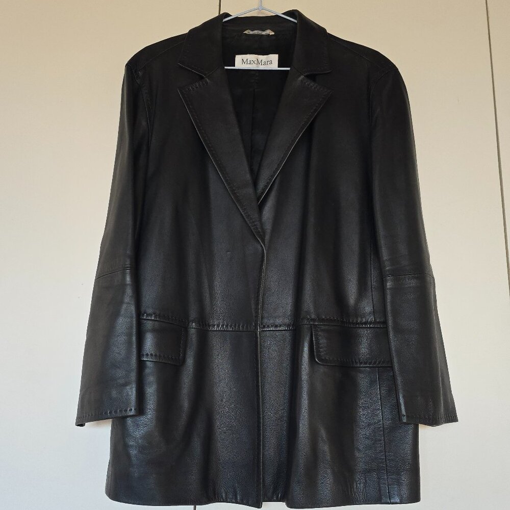 Almost new MaxMara Leather Jacket